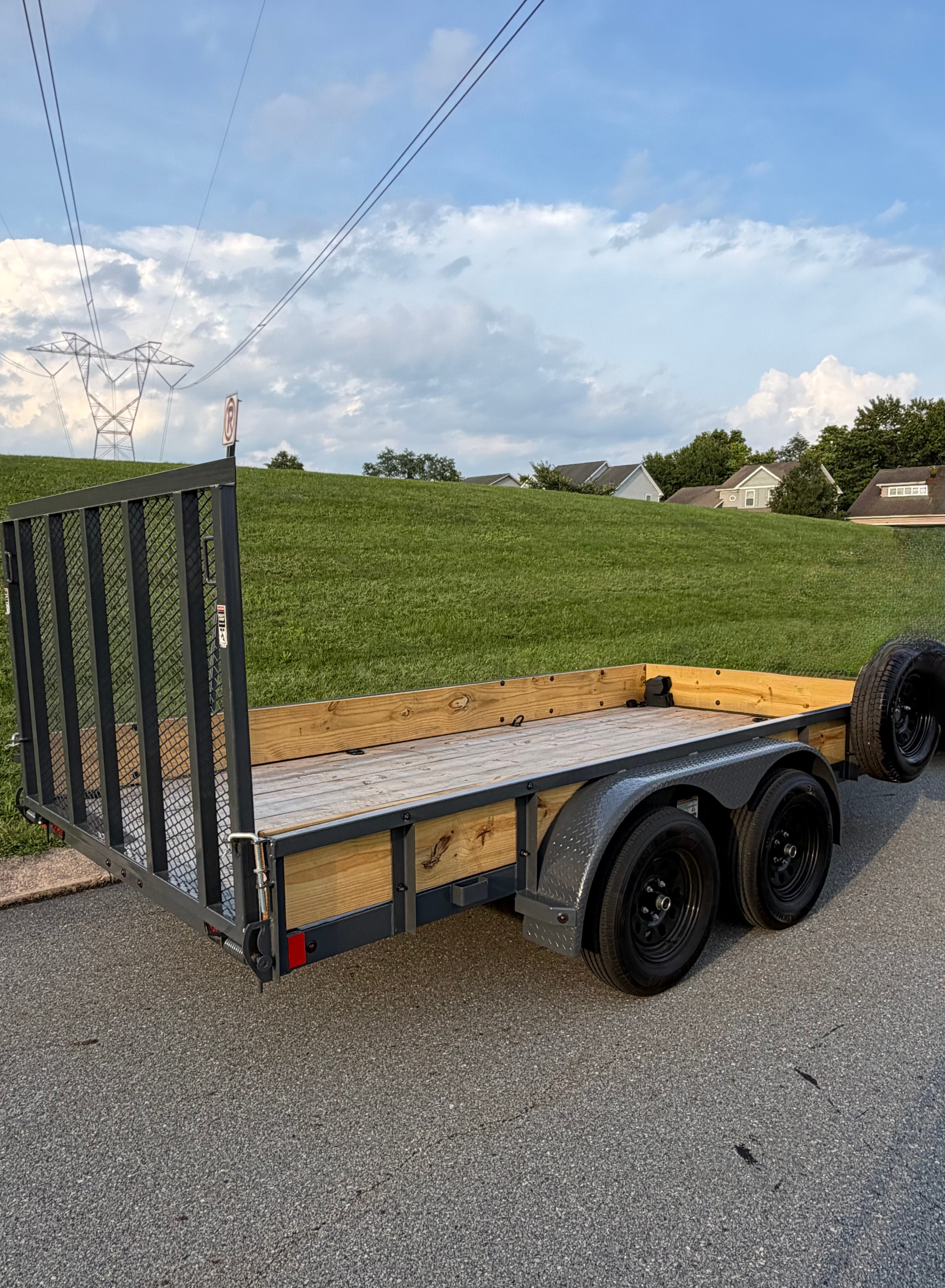 2026 Lamar Utility Trailer 7x14 view 2 - Utility trailer rental detail