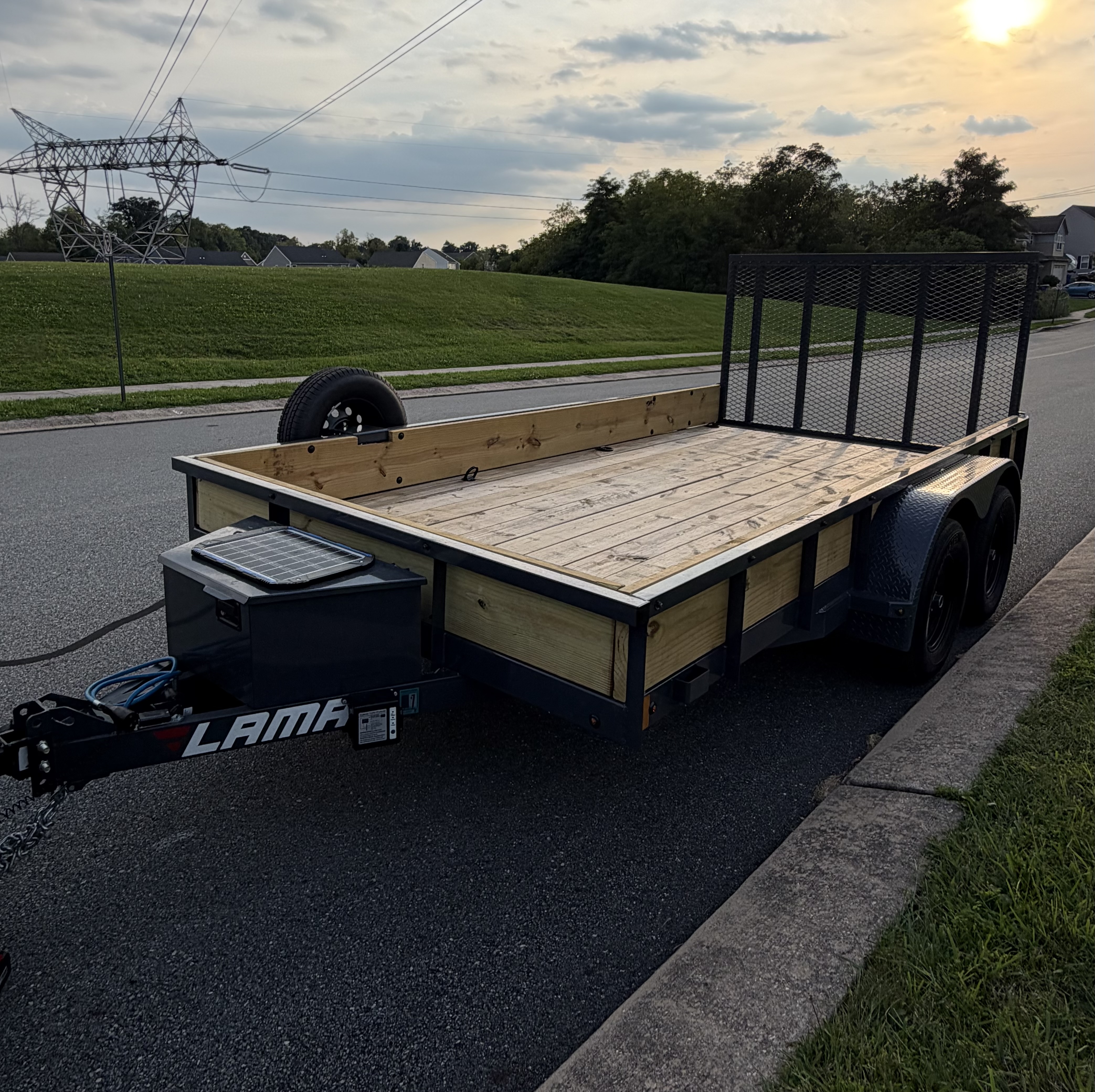 2026 Lamar Utility Trailer 7x14 view 3 - Utility trailer rental detail