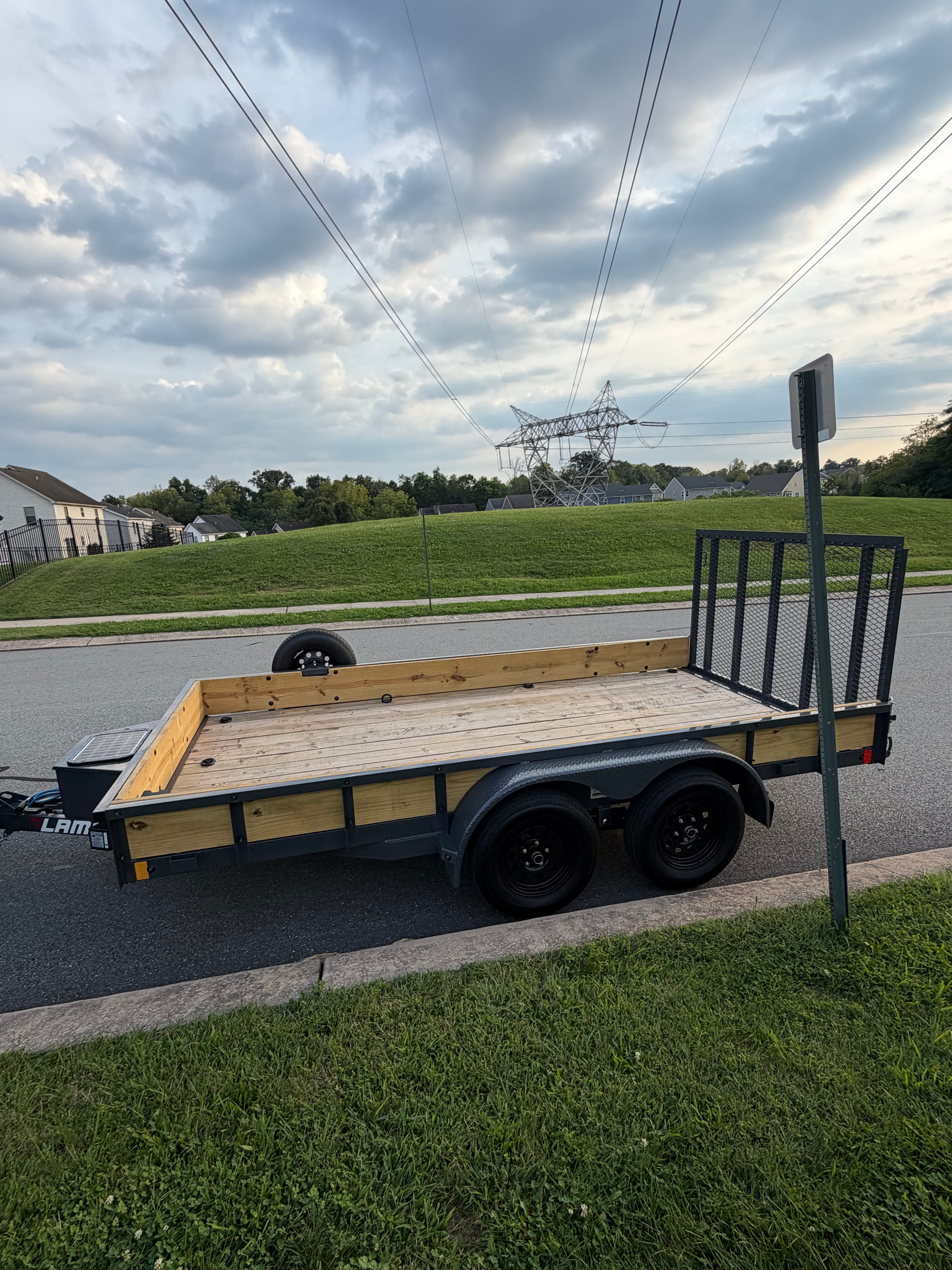 2026 Lamar Utility Trailer 7x14 view 4 - Utility trailer rental detail